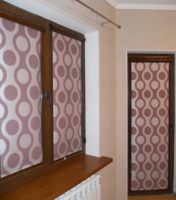 Кассетные рулонные шторы - фото работ