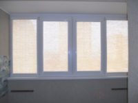 Кассетные рулонные шторы - фото работ