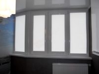 Кассетные рулонные шторы - фото работ