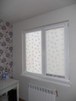 Кассетные рулонные шторы - фото работ