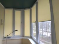 Кассетные рулонные шторы - фото работ