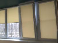 Кассетные рулонные шторы - фото работ