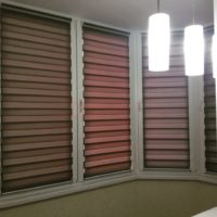 Рулонные шторы День-Ночь - фото работ