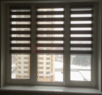 Рулонные шторы День-Ночь - фото работ