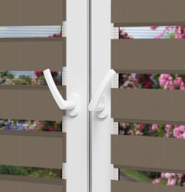 Рулонные шторы День-Ночь — Латина 1306 на пластиковые окна