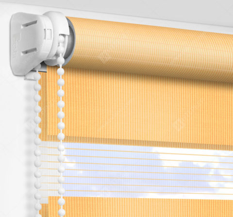 Рулонные шторы День-Ночь - Латина оранжевый 1803