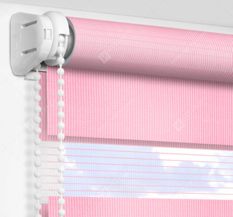 Рулонные шторы День-Ночь - Латина розовый 0010