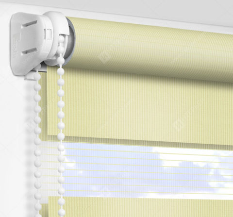Рулонные шторы День-Ночь - Латина светло-зеленый 0003