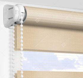 Рулонные шторы День-Ночь - Латина темно-бежевый 1303