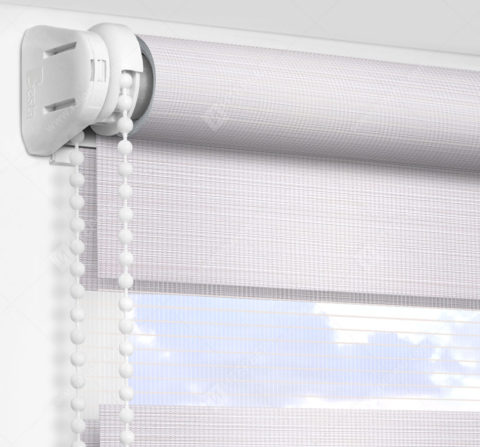 Рулонные шторы День-Ночь - Равенна молочный 14