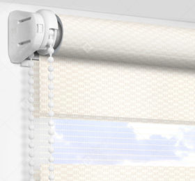 Рулонные шторы День-Ночь - Реджина молочный 31
