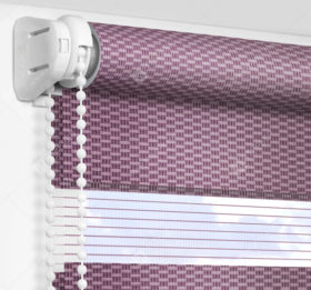 Рулонные шторы День-Ночь - Реджина сиреневый 72