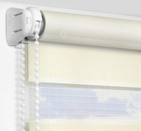 Рулонные шторы День-Ночь - Римини кремовый 24