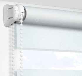 Рулонные шторы День-Ночь - Сицилия серо-голубой 52