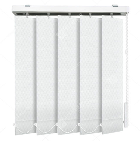 Вертикальные тканевые жалюзи Кёльн белый