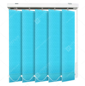Вертикальные тканевые жалюзи Кёльн бирюзовый