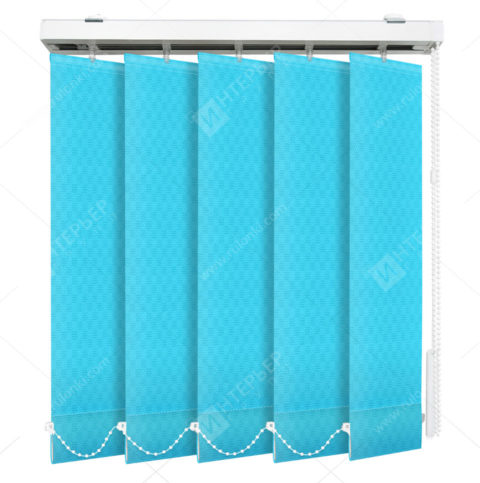 Вертикальные тканевые жалюзи Кёльн бирюзовый