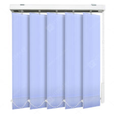 Вертикальные тканевые жалюзи Лайн голубой