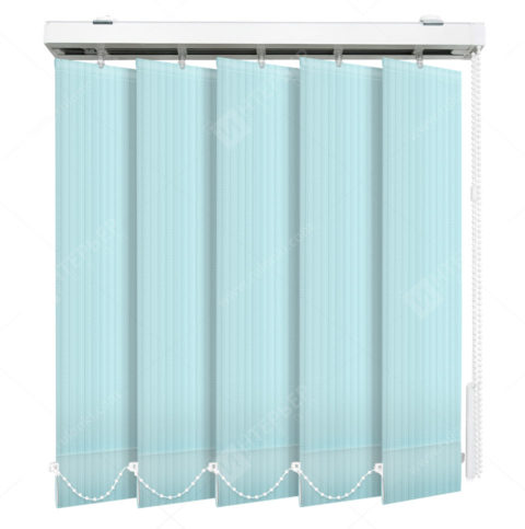 Вертикальные тканевые жалюзи Лайн светло-бирюзовый
