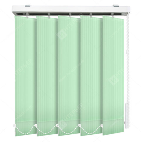 Вертикальные тканевые жалюзи Лайн светло-зеленый