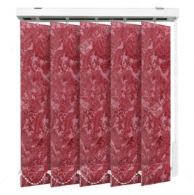 Вертикальные тканевые жалюзи Шёлк бордовый 4126