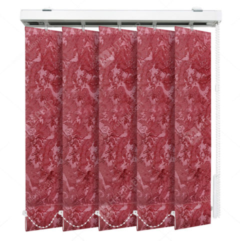 Вертикальные тканевые жалюзи Шёлк бордовый 4126