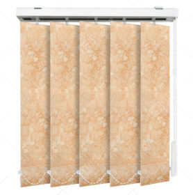 Вертикальные тканевые жалюзи Шёлк персиковый 4110