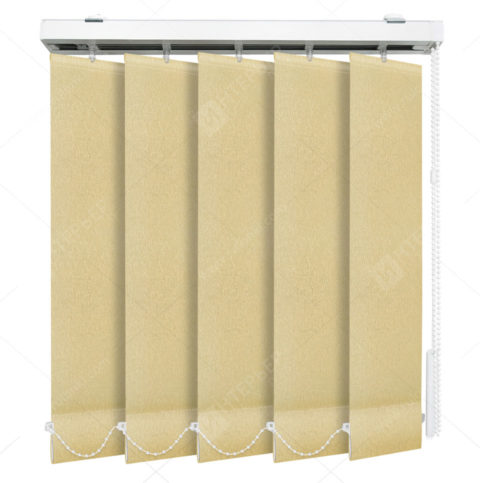 Вертикальные тканевые жалюзи Сиде блэкаут бежевый
