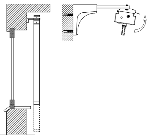 Монтаж вертикальных жалюзи