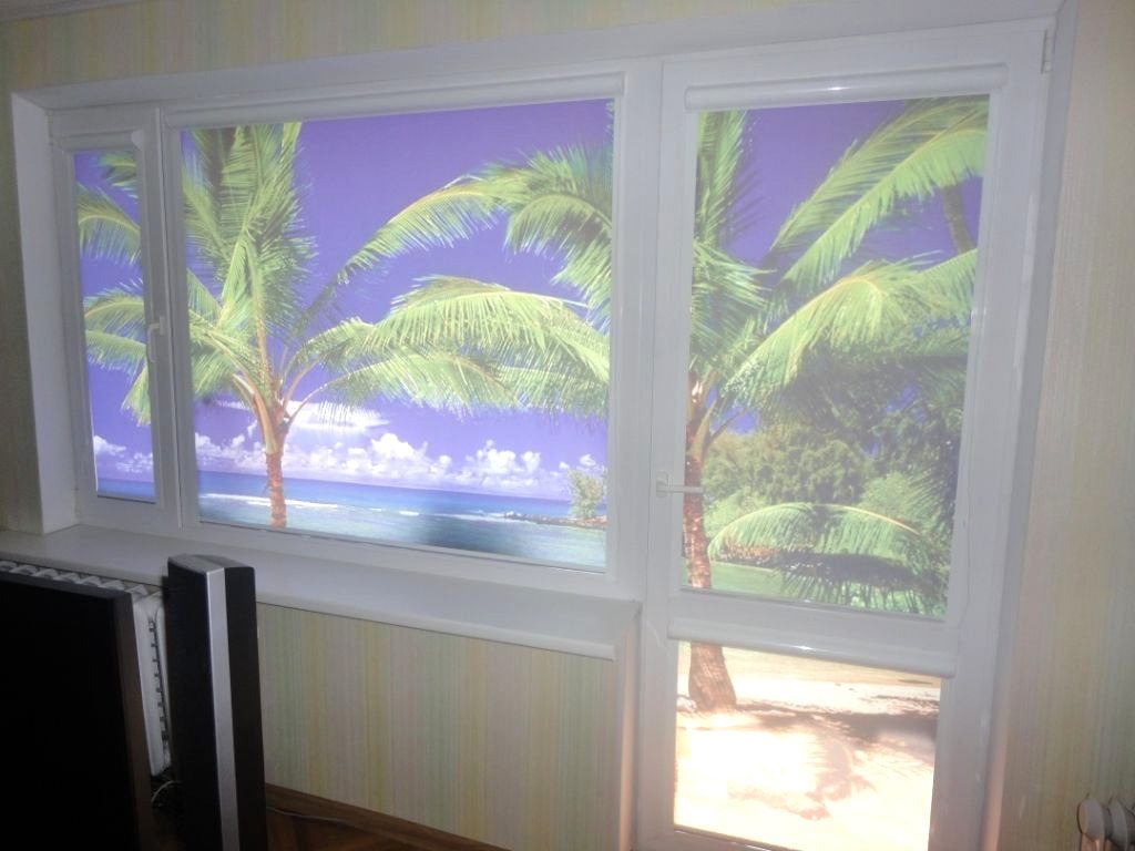 Рулонные шторы с фотопечатью