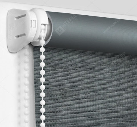 Рулонные шторы Мини - Корсо Блэкаут темно-серый