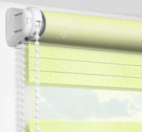 Рулонные шторы День-Ночь - Лигурия салатовый 2210