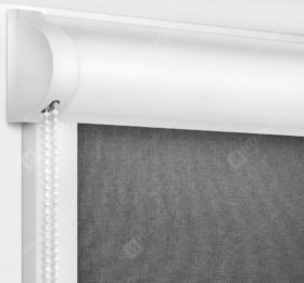 Рулонные кассетные шторы УНИ - Карина темно-серый