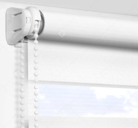 Рулонные шторы День-Ночь - Версаль белый 71