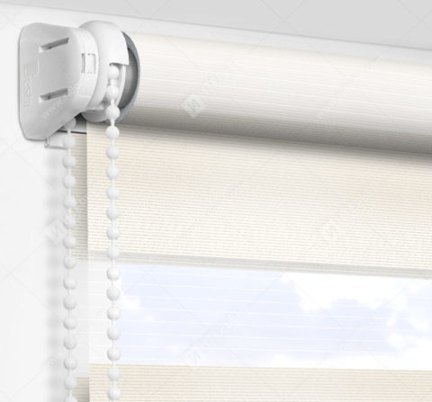 Рулонные шторы День-Ночь - Версаль кремовый 72