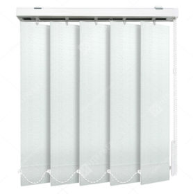 Вертикальные тканевые жалюзи Эдем белый на пластиковые окна - купить по низкой цене