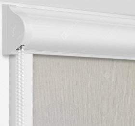 Рулонные кассетные шторы УНИ - Монако серо-бежевый на пластиковые окна