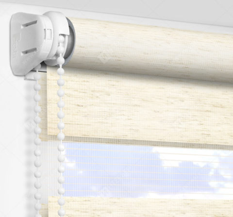 Рулонные шторы День-Ночь - Форли кремовый 3