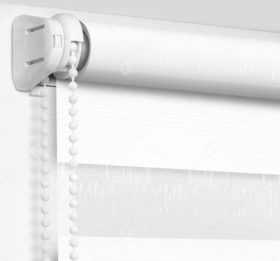 Рулонные шторы День-Ночь - Модена белый 15