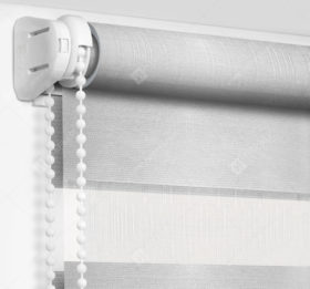 Рулонные шторы День-Ночь - Верона серебро 14