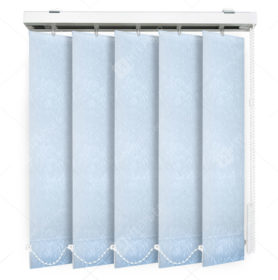 Вертикальные тканевые жалюзи Адель голубой