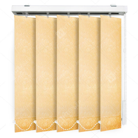 Вертикальные тканевые жалюзи Адель оранжевый