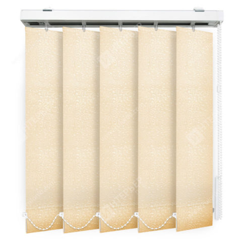 Вертикальные тканевые жалюзи Астрид персиковый