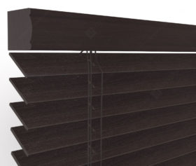 Деревянные жалюзи 50 мм, цвет эбони 50K-44