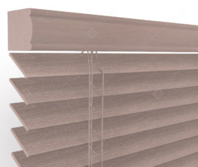 Деревянные жалюзи 50 мм, цвет капучино 50K-36