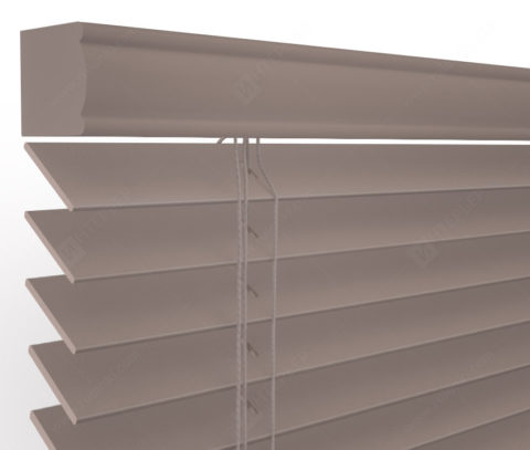 Деревянные жалюзи 50 мм, цвет кофейный 50K-60