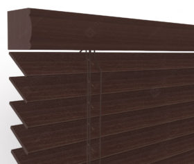 Деревянные жалюзи 50 мм, цвет орех 50K-42