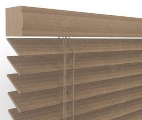 Деревянные жалюзи 50 мм, цвет пепельный 50K-39