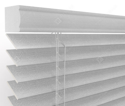 Деревянные жалюзи 50 мм, цвет серебро 50K-35