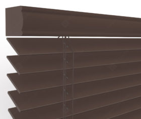 Деревянные жалюзи 50 мм, цвет шоколадный 50K-61